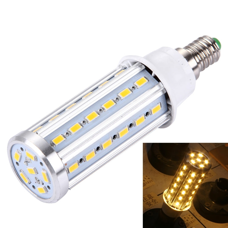 10W Aluminum Corn Light Bulb, E14 880LM 42 LED SMD 5730, AC 85-265V