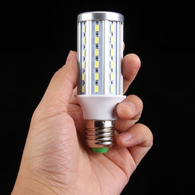 15W Aluminum Corn Light Bulb, E27 1280LM 60 LED SMD 5730, AC 85-265V