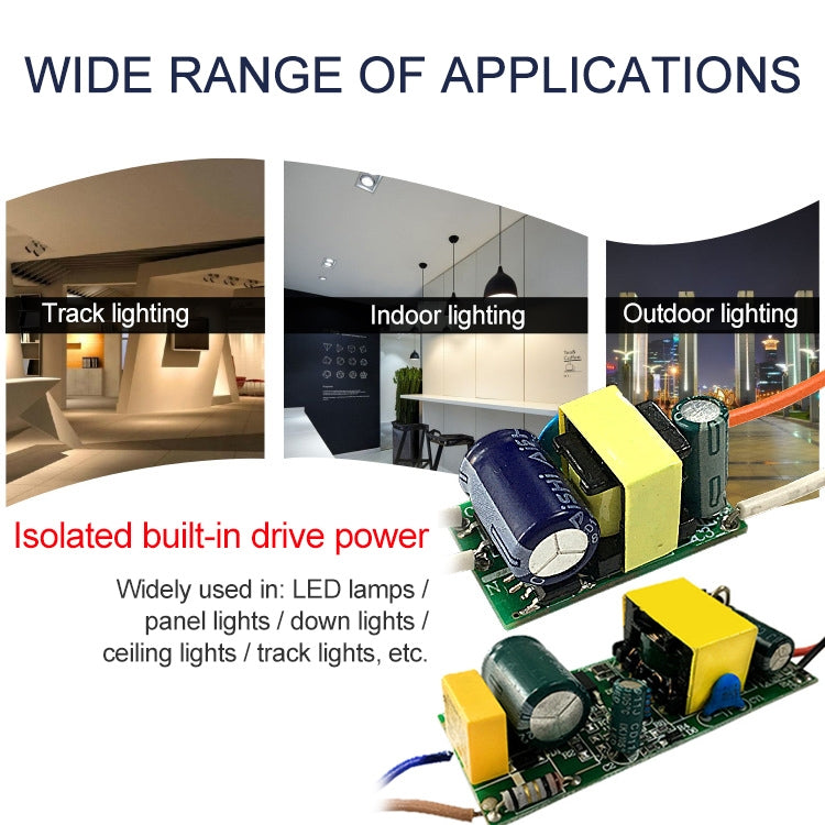 1-3W LED Driver Adapter Isolated Power Supply AC 85-265V to DC 3-12V