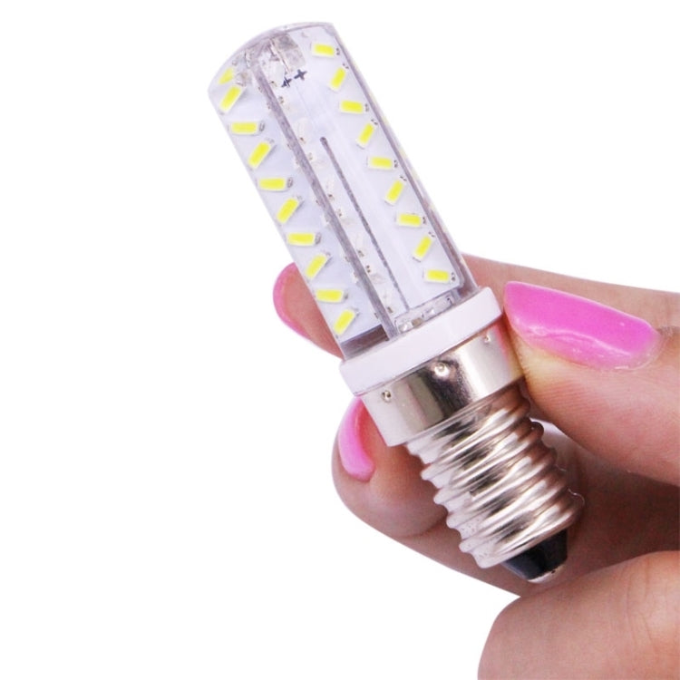 E14 3.5W 200-230LM  Corn Light Bulb, 72 LED SMD 3014, Adjustable Brightness, AC 110V