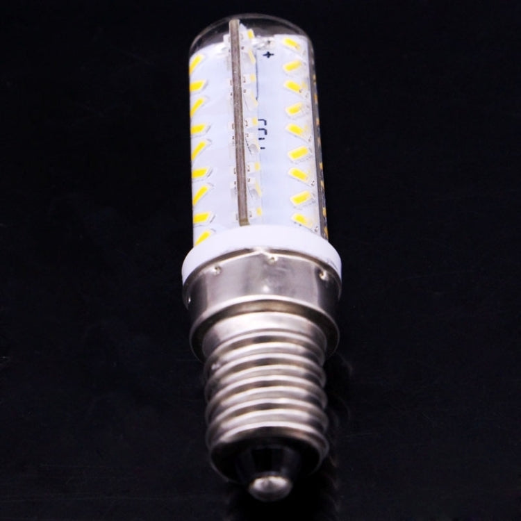 E14 3.5W 200-230LM  Corn Light Bulb, 72 LED SMD 3014, Adjustable Brightness, AC 110V