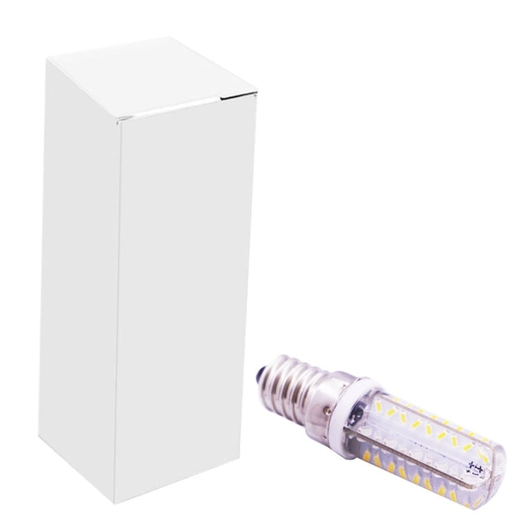 E14 3.5W 200-230LM  Corn Light Bulb, 72 LED SMD 3014, Adjustable Brightness, AC 110V
