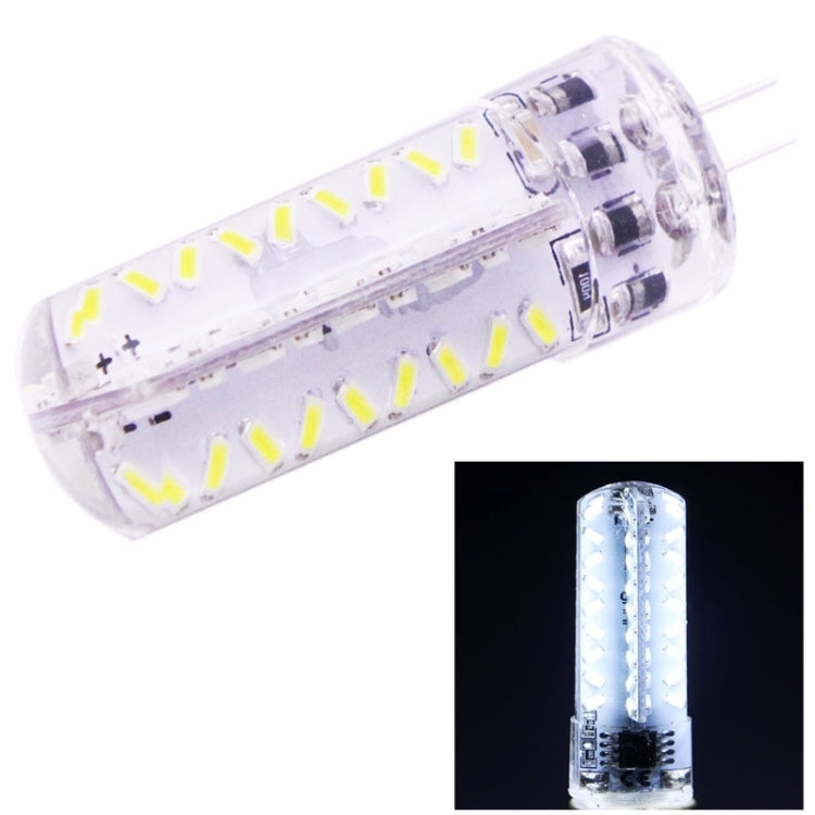 G4 3.5W 200-230LM Corn Light Bulb, 72 LED SMD 3014, Adjustable Brightness, AC 110V