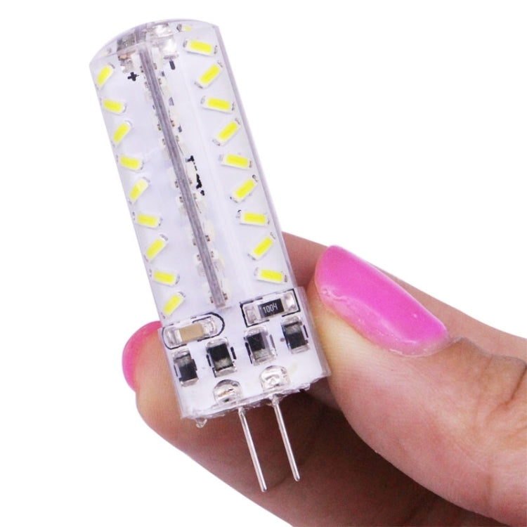 G4 3.5W 200-230LM Corn Light Bulb, 72 LED SMD 3014, Adjustable Brightness, AC 110V