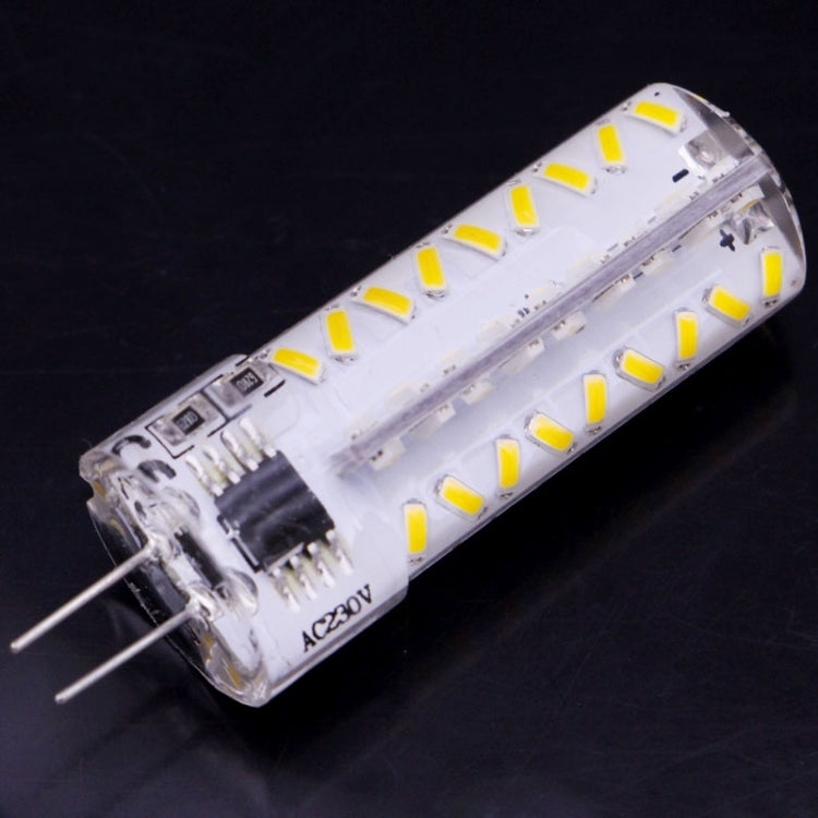 G4 3.5W 200-230LM Corn Light Bulb, 72 LED SMD 3014, Adjustable Brightness, AC 110V