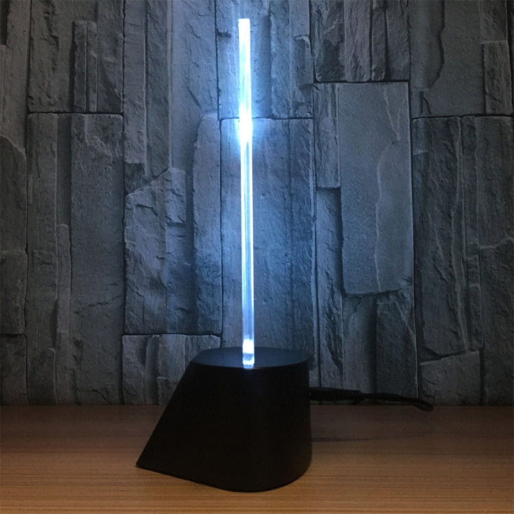 Sports Car Shape 3D Touch Switch Control LED Night Light , 7 Color Discoloration Creative Visual Stereo Lamp with Remote Control