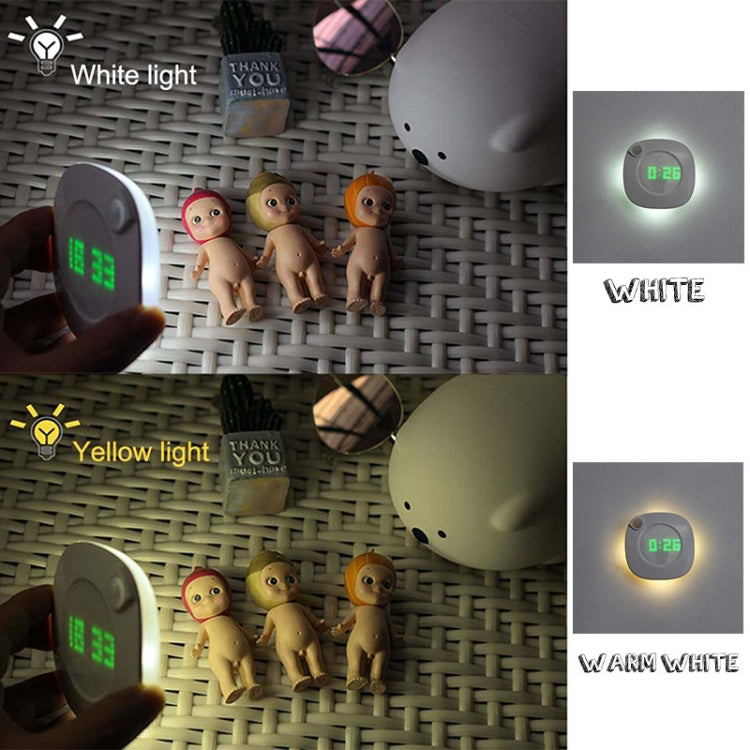 Intelligent Rotation Clock USB Charging LED PIR Sensor Night Light