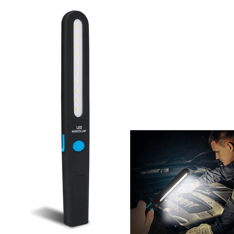 W555 10 SMD LEDs Portable USB Charging Magnet LED Working Lamp with Hook