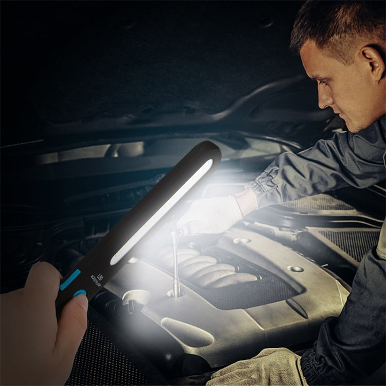 W555 10 SMD LEDs Portable USB Charging Magnet LED Working Lamp with Hook