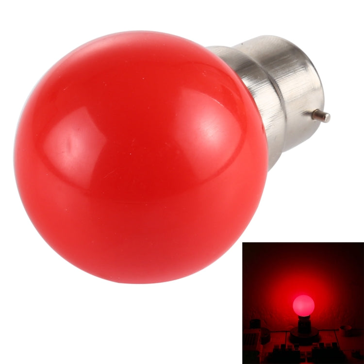 B22 3W 160LM 8 LEDs LED Energy Saving Bulbs, AC 220V (Red Light)
