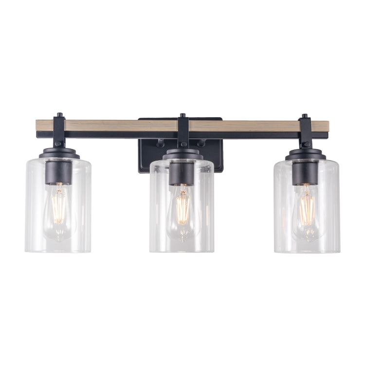 [US Warehouse] 3 Heads Modern Glass Dressing Table Mirror Front Light Lamps and Lanterns, without Bulb