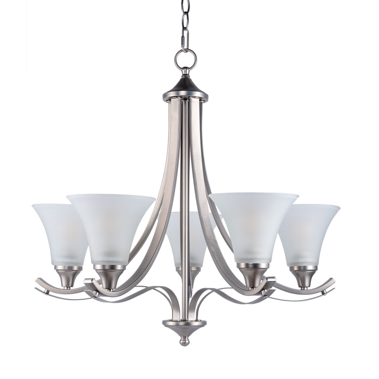 [US Warehouse] 5-Light Shape Glass Kitchen Branch Pendant Lamps and Lanterns without Bulb