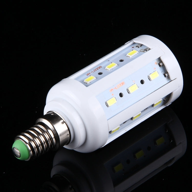 5W PC Case Corn Light Bulb, E14 380LM 24 LED SMD 5730, AC 85-265V