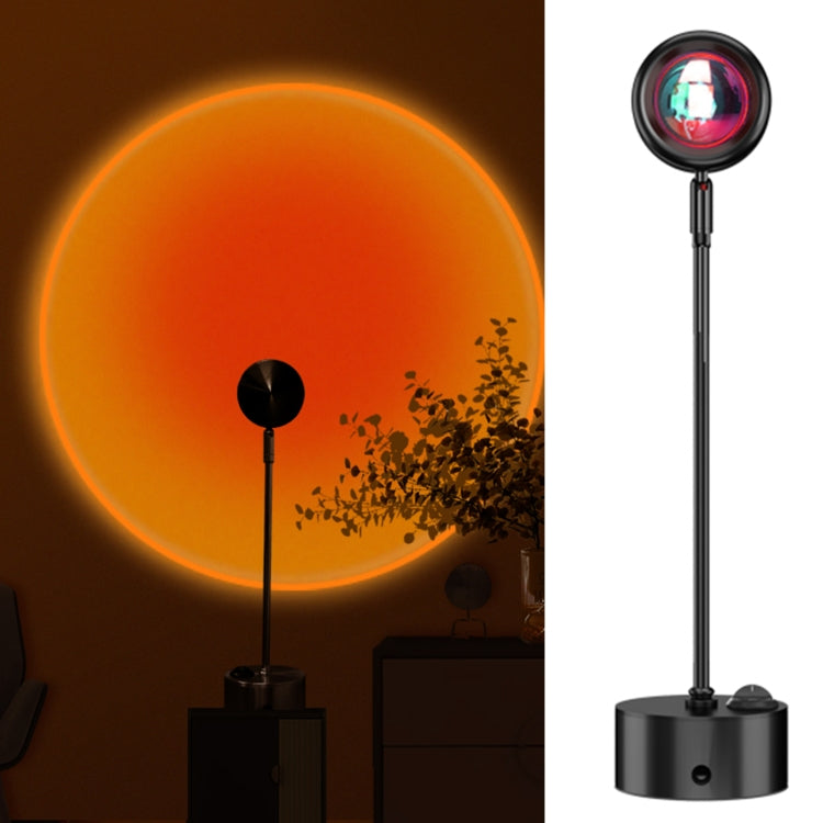 RK-64 5W Sunset Projection Lamp Atmosphere Rainbow Light for Home, Coffee Shop, Background, Wall Decoration, Cable Length: 3m