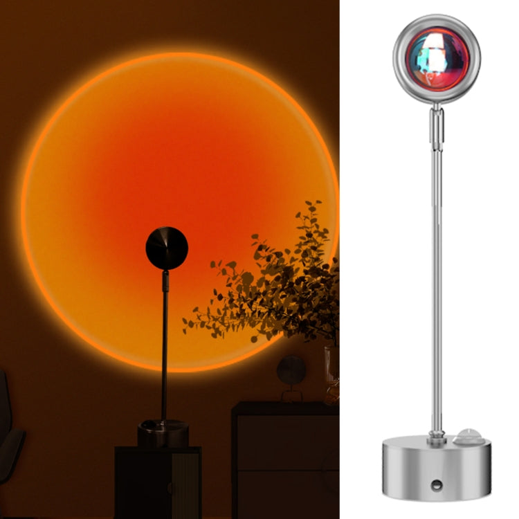 RK-64 5W Sunset Projection Lamp Atmosphere Rainbow Light for Home, Coffee Shop, Background, Wall Decoration, Cable Length: 3m