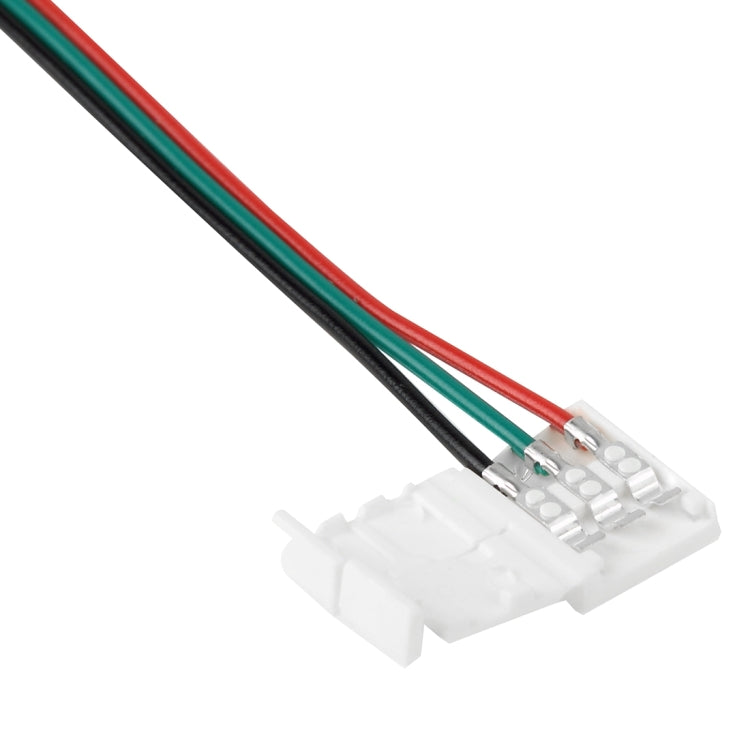10mm 3 Pin Connector for SMD 3528 & SMD 5050 Single Color LED Strip, Length: 16cm