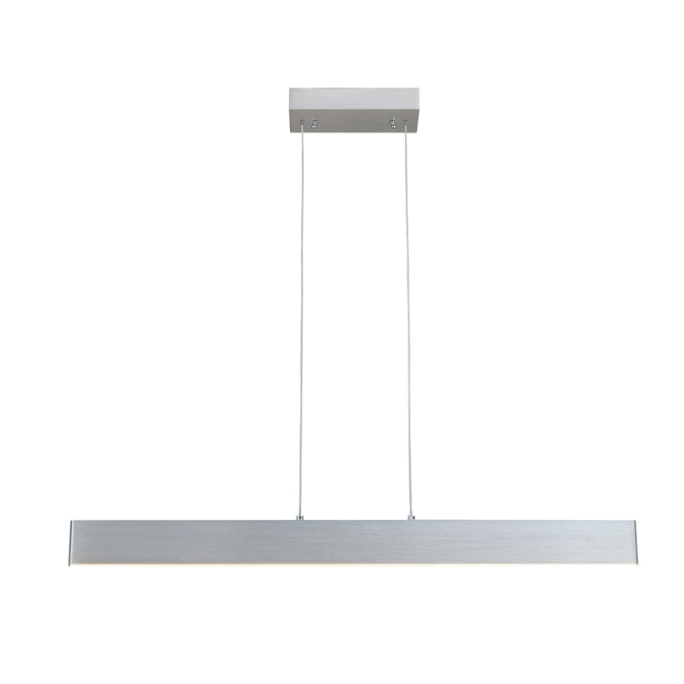 [US Warehouse] 18W Warm White Rectangular LED Chandelier Height Adjustable Ceiling Hanging Lamp, Size: 39.7 x 4.3 x 3.1 inch