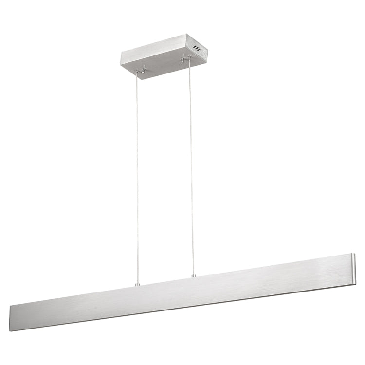 [US Warehouse] 18W Warm White Rectangular LED Chandelier Height Adjustable Ceiling Hanging Lamp, Size: 47.6 x 4.3 x 3.1 inch