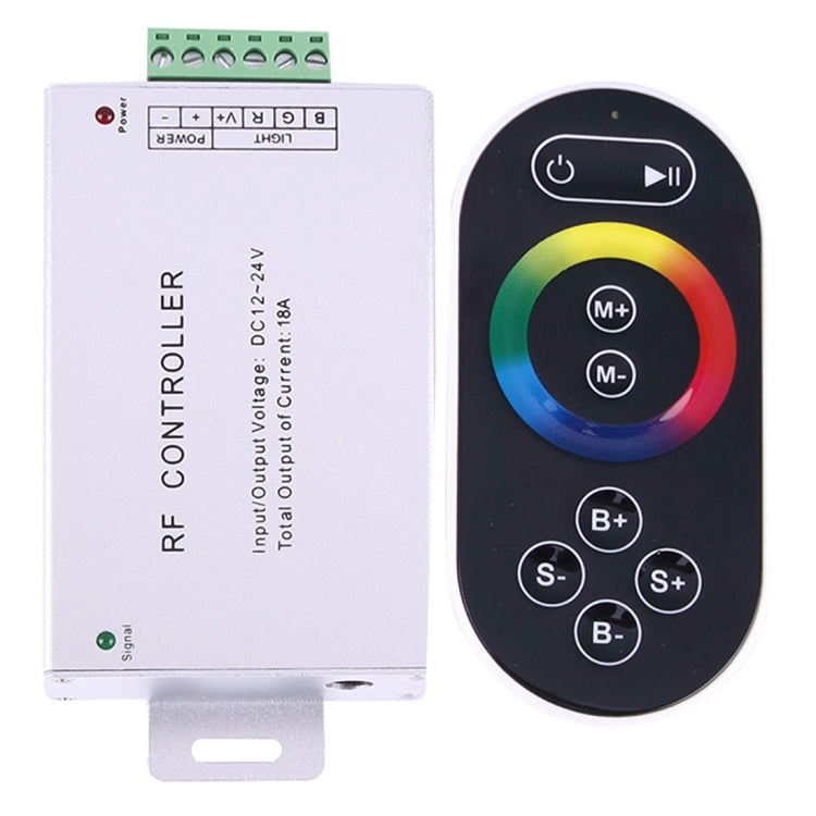 SX-024RF RF Wireless LED Controller with 8 Keys Touch Remote Control,  DC 12-24V