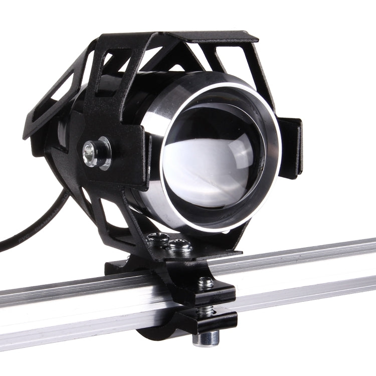 U5 12V 3000LM CREE LED Life Waterproof Motorcycle Driving Light Headlamp with Bright Light & Soft Light & Cool Flash Light Mode(White Light)