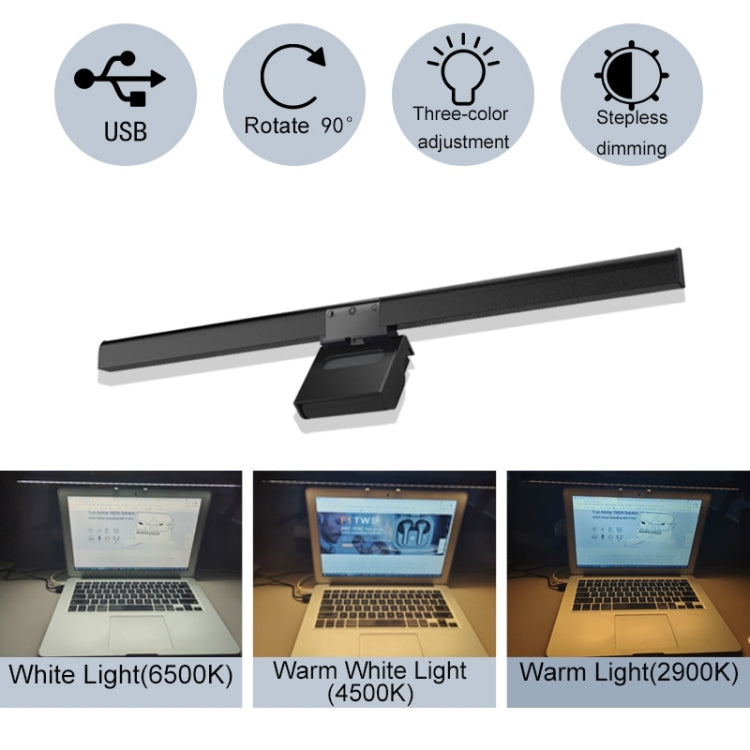 Computer Monitor Light Bar USB Stepless Dimming Screen Hanging Light, Size: 39.3x8.4x4.2cm