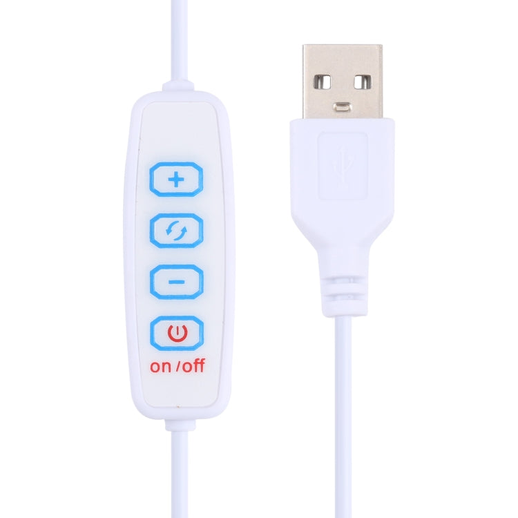 50cm 60 LEDs Multifunctional USB Three-color Stepless Dimming LED Light Tube, DC 5V