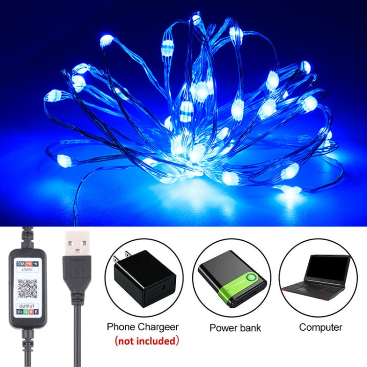 5m 50 LEDs USB Bluetooth Music RGB Light