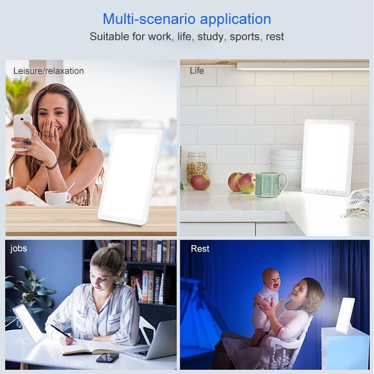 LED Bionic Sunlight Smart Touch Dimming Light Emotional Phototherapy Light