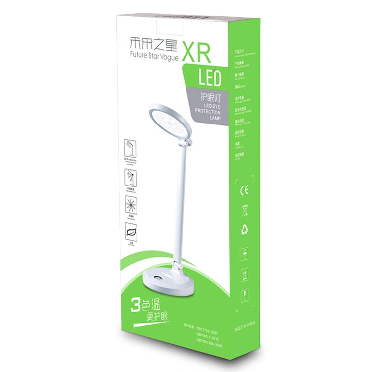 LED Student Learning Eye Protection Foldable Rechargeable Desk Lamp, Built-in 2000mAh Battery