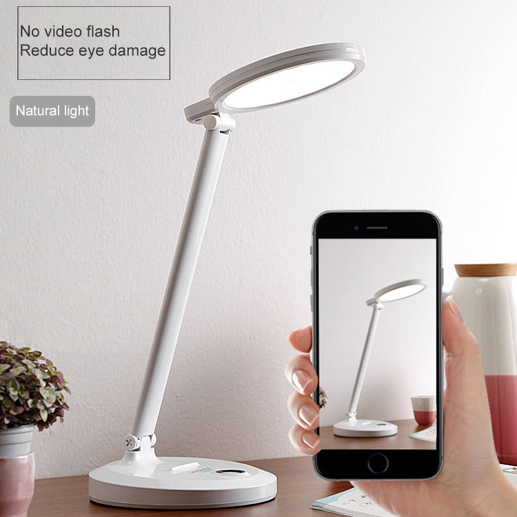LED Student Learning Eye Protection Foldable Rechargeable Desk Lamp, Built-in 2000mAh Battery
