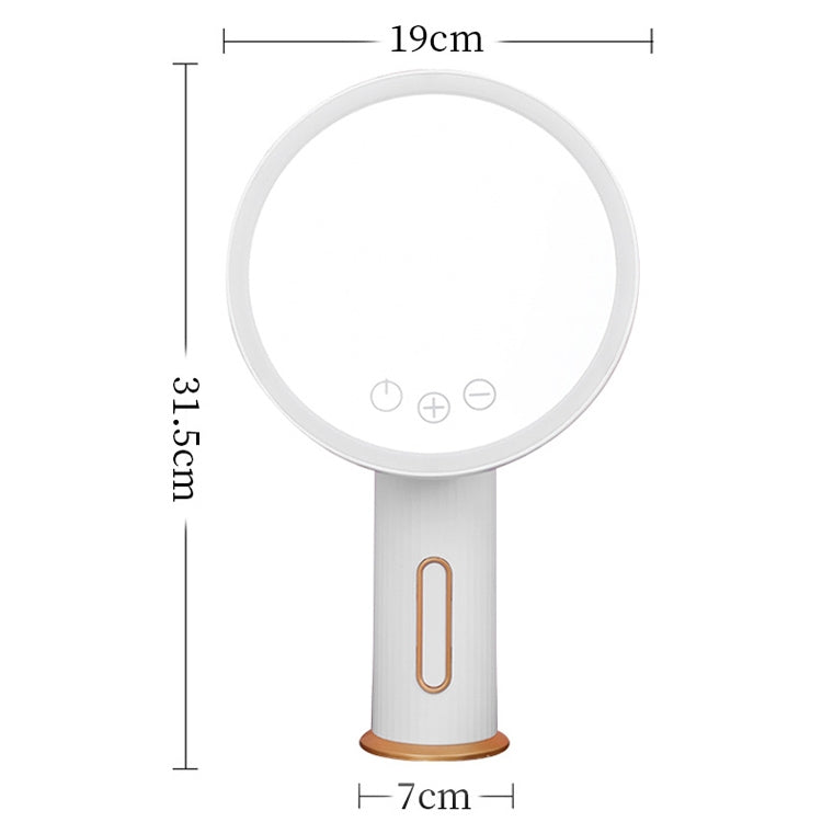 Smart LED Desktop Makeup Mirror with Fill Light, White Light