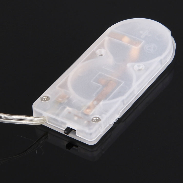 2m 120LM LED Copper Wire String Decoration Lights , 2 x 2032 Button Batteries Powered IP65 Waterproof SMD-0603 Festival Light(Colorful Light)