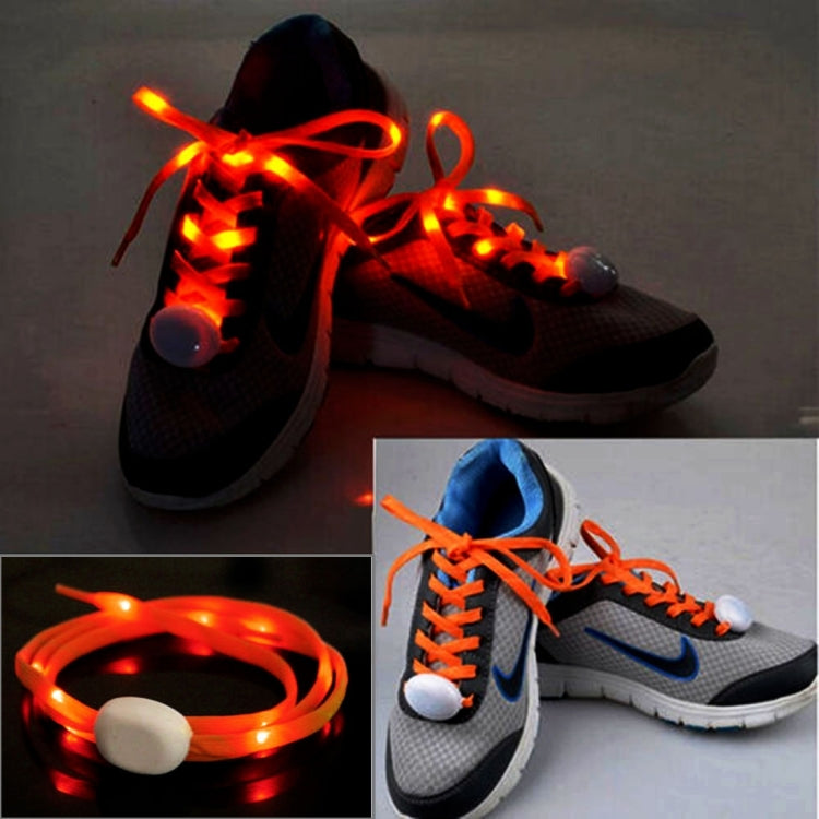 1 Pair 1.1m CR2032 Button Batteries Powered LED Shoelace Lamp / Decoration Light Strip