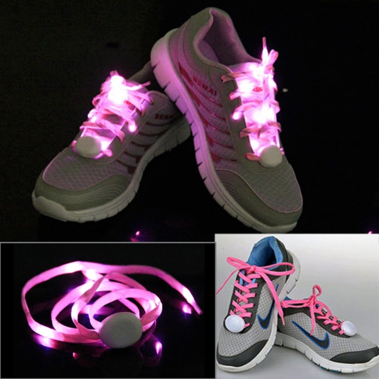 1 Pair 1.1m CR2032 Button Batteries Powered LED Shoelace Lamp / Decoration Light Strip