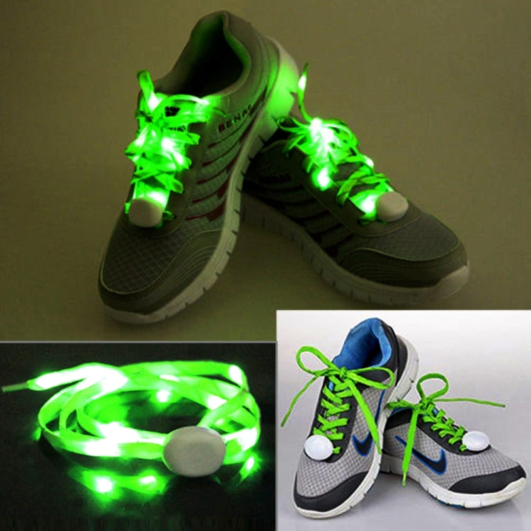 1 Pair 1.1m CR2032 Button Batteries Powered LED Shoelace Lamp / Decoration Light Strip