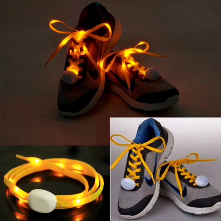 1 Pair 1.1m CR2032 Button Batteries Powered LED Shoelace Lamp / Decoration Light Strip