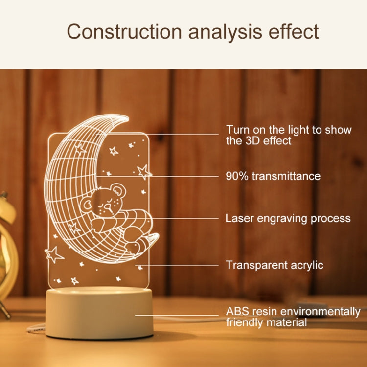 Three Footballs Shape Creative Crack Touch Dimming 3D Colorful Decorative Night Light with Remote Control