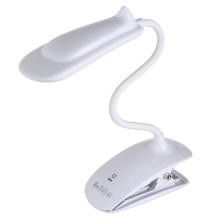 YouOKLight Fexible  Reading Light Cilp Desk Lamp, USB Rechargeable, 18 SMD-3528 LED, Touch Sensor LED, White Light