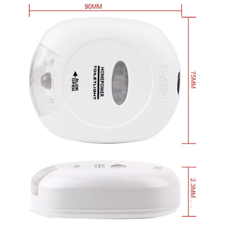 YouOKLight 2-color Motion Activated Sensor Detector Home Toilet Bathroom Seat Night Light, Green & Red Light