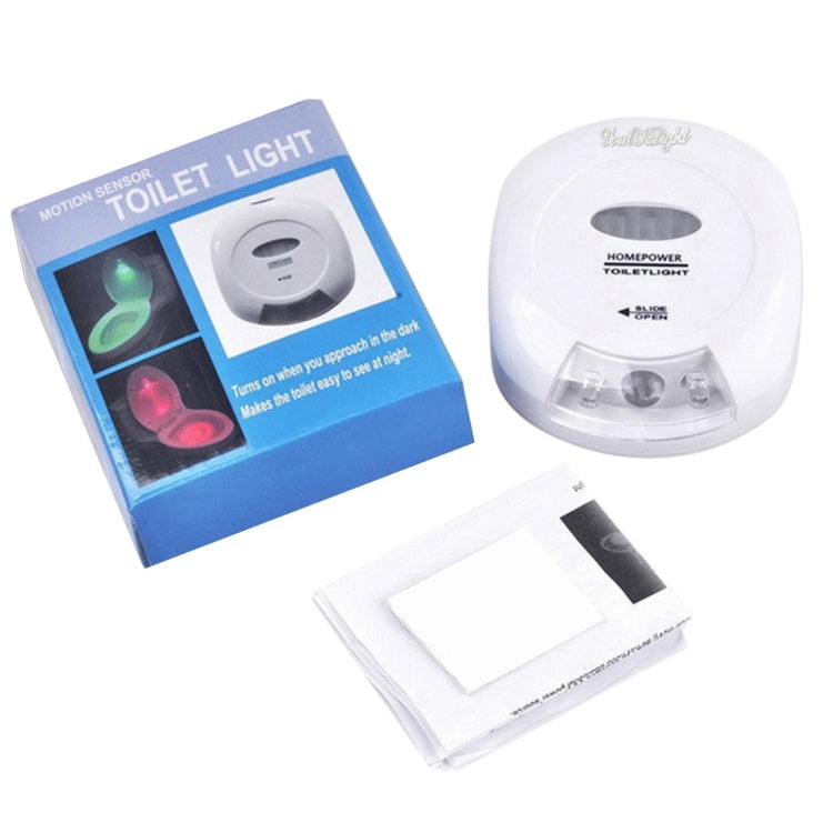 YouOKLight 2-color Motion Activated Sensor Detector Home Toilet Bathroom Seat Night Light, Green & Red Light
