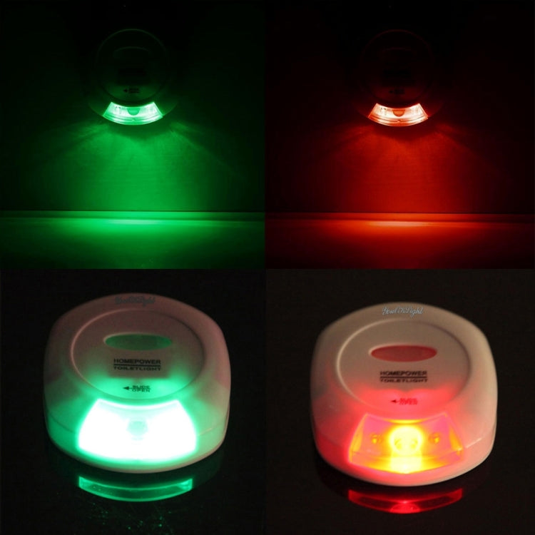 YouOKLight 2-color Motion Activated Sensor Detector Home Toilet Bathroom Seat Night Light, Green & Red Light