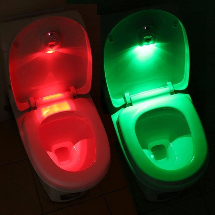 YouOKLight 2-color Motion Activated Sensor Detector Home Toilet Bathroom Seat Night Light, Green & Red Light