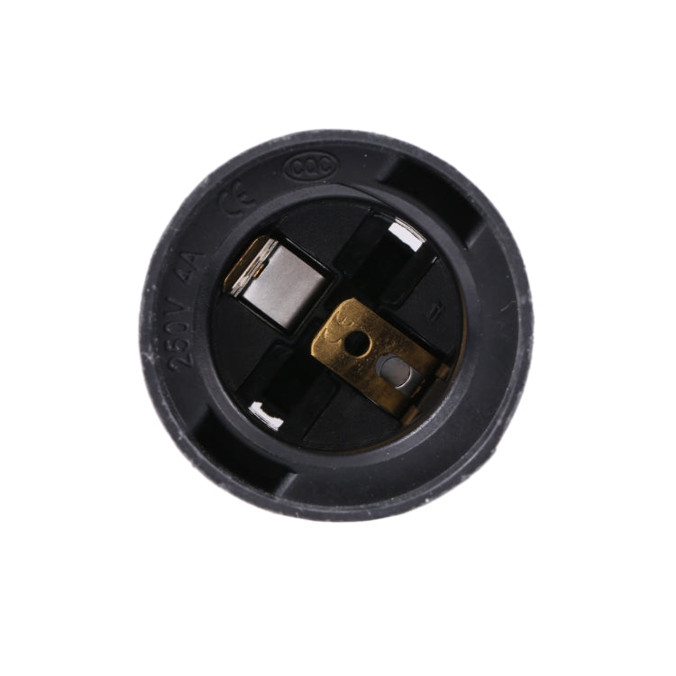 E27 Lamp Light Socket Bulbs Holder Base(Black)