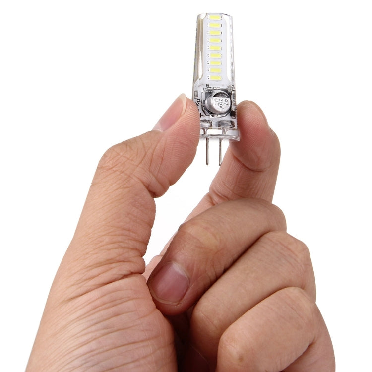 G4 4W 200LM Corn Light Bulb, 18 LED SMD 4014 Silicone, DC 12V