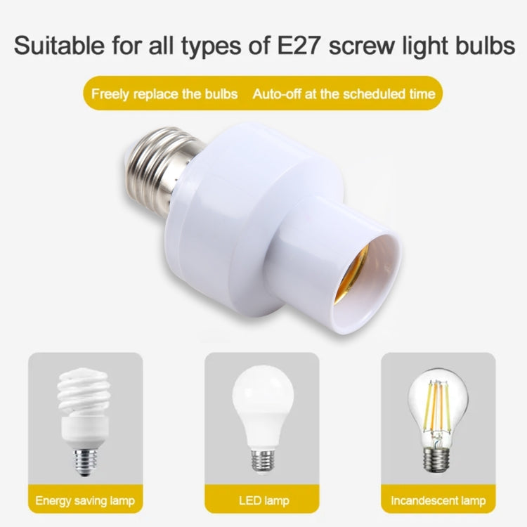 E27 Light Bulbs Adapter Smart Voice Control Lamp Holder