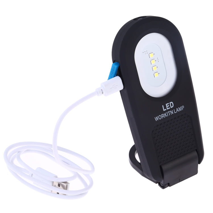 W554 Adjustable USB Charging Magnet LED Working Lamp with Hook