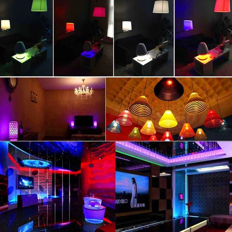 E27 10W RGBW LED Light Bulb , 2800-6500K with Remote Control for Bedroom / Hotel / Bar, AC 85-265V
