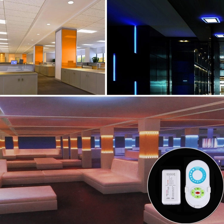 S201 Single Channel 433MHz RF Wireless LED Strip Controller with Wall Mount, Half-touch, 5 Keys, Voltage: DC 12-24V