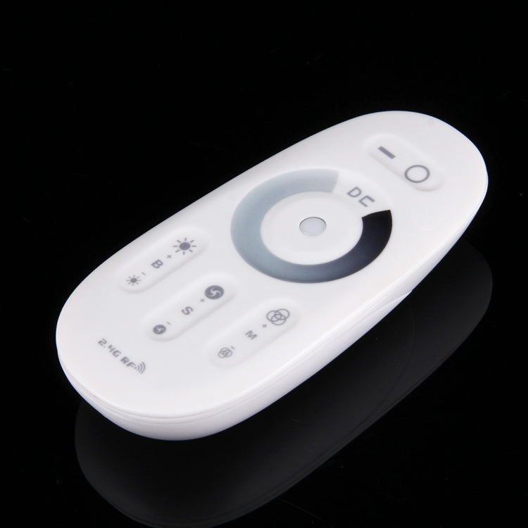 S301 Single Channel 2.4GHz RF Wireless LED Strip Controller with Wall Mount, Half-touch, 5 Keys, DC 12-24V 18A
