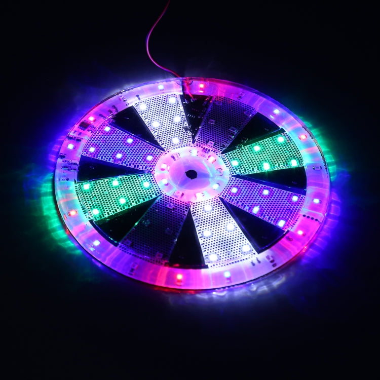 67 LEDs SMD 2835 Motorcycle Modified RGB Light Fire Wheel Flash Atmosphere Lamp, Diameter: 15cm, DC 12V